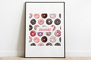 Donuts VECTOR illustrations, a Food Illustration by Natalka Dmitrova art (Thumbnail 4 of 27)
