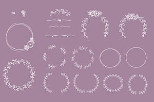 Wreath Builder Brush Set Procreate