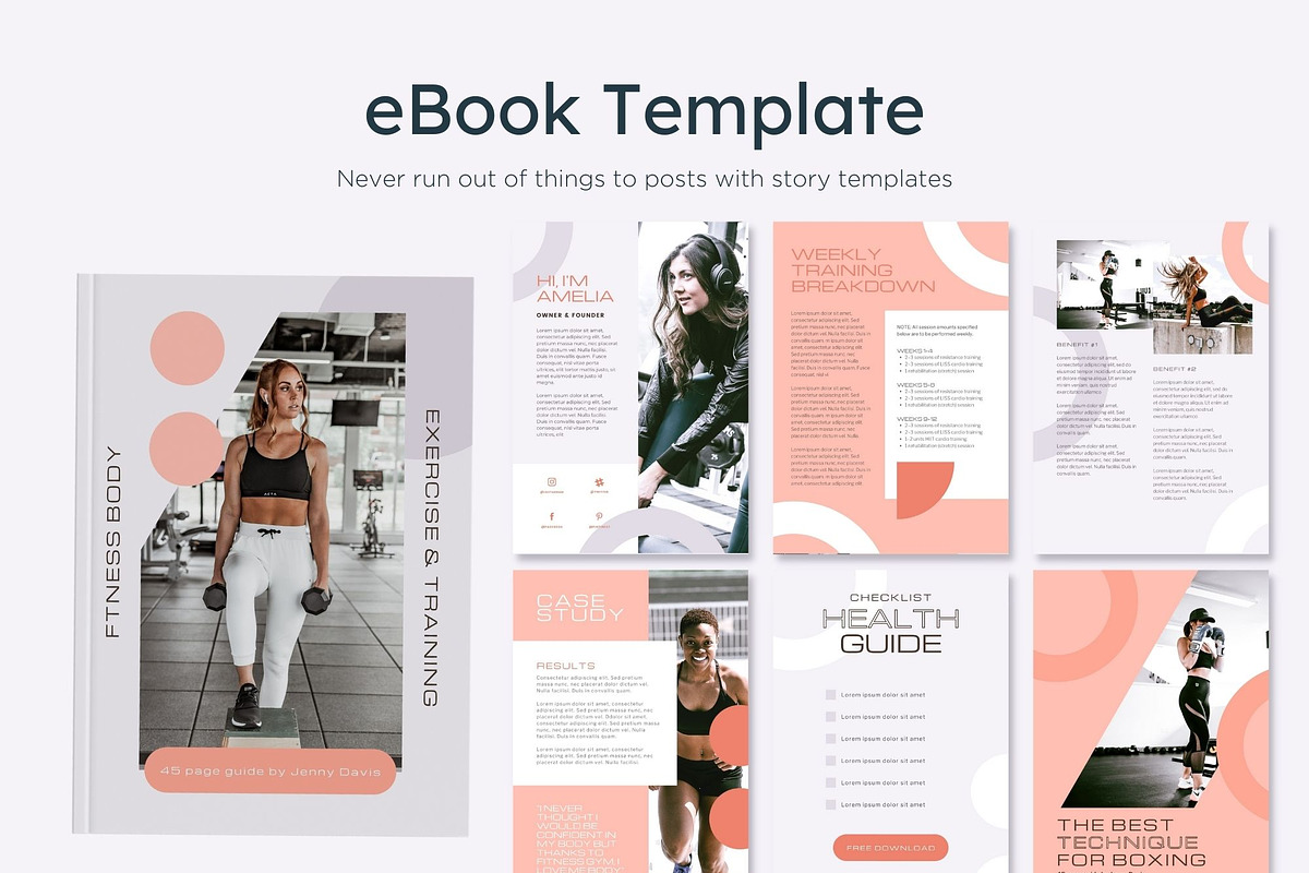 Fitness Complete Brand and Marketing, a Social Media Template by Cultive Creative (Photo 9 of 11)