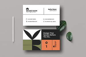 Professional Corporate Business Card, a Business Card Template by MightyDesign