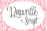 Beauville Script, a Script Font by Eurotypo (Thumbnail 1 of 7)