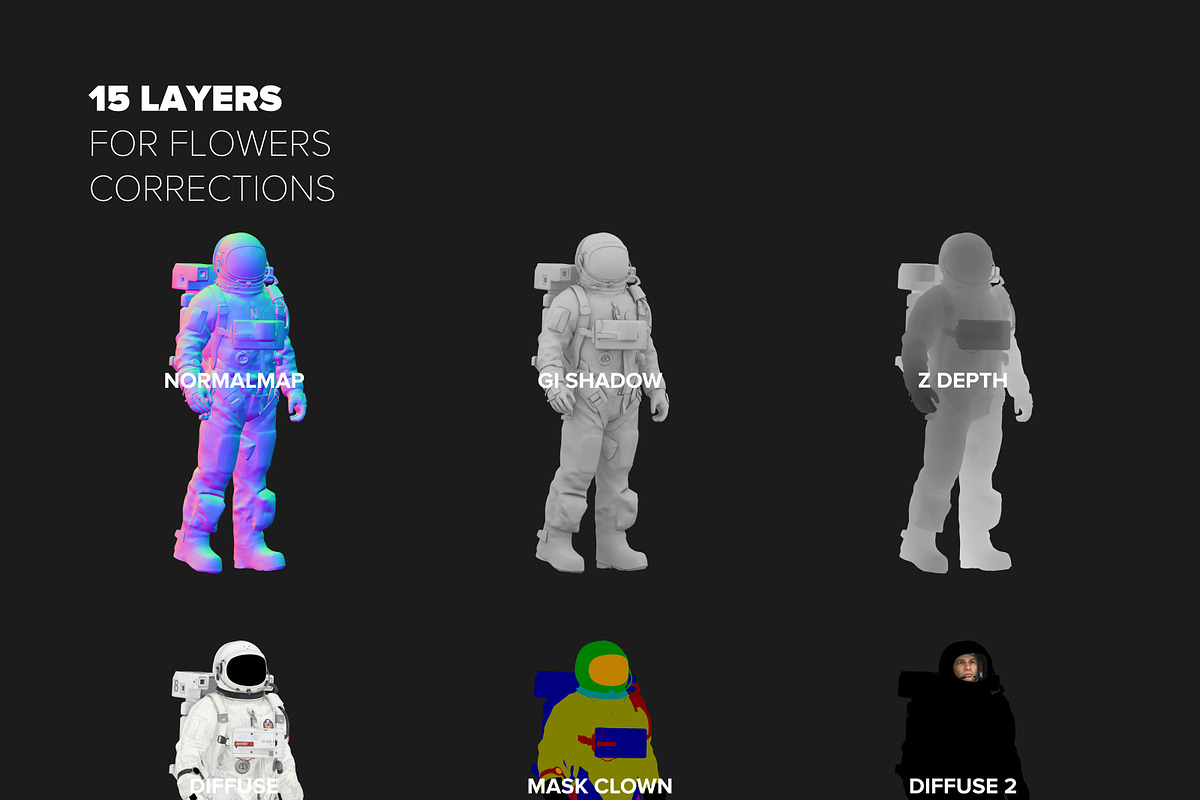 3D Mockup Space Astronaut #06, a Product Mockup by ARKS ACADEMY (Photo 5 of 7)