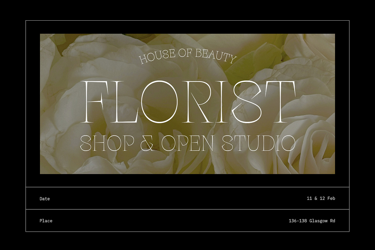 Palaise - Display Serif Typeface, a Serif Font by Craft Supply Co. (Photo 3 of 8)