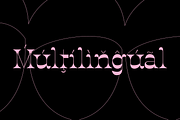 Crazyhead Display Font Family, a Serif Font by Headfonts (Thumbnail 10 of 11)