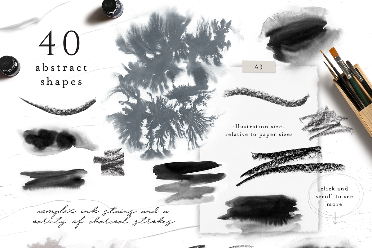 Refinement – drawing set, a Texture Illustration by Helen Halik art (Photo 4 of 9)