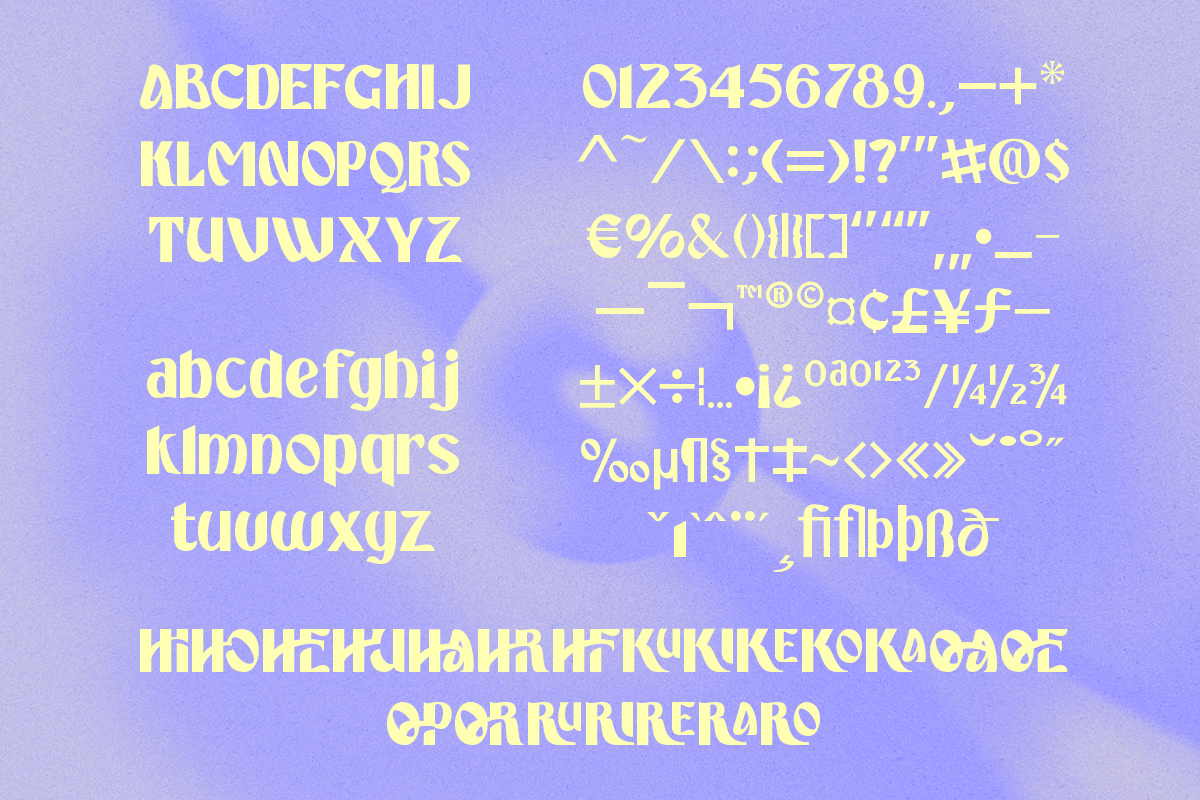 Khavi - Modern Y2K Display, a Sans Serif Font by Pandeka Studio (Photo 15 of 15)