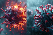 18 Disease X Virus Illustrations, a Technology Illustration by Incomelion (Thumbnail 9 of 9)