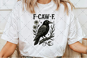 F-CAW-F Halloween Raven, an Illustration by Craft Nest (Thumbnail 5 of 5)