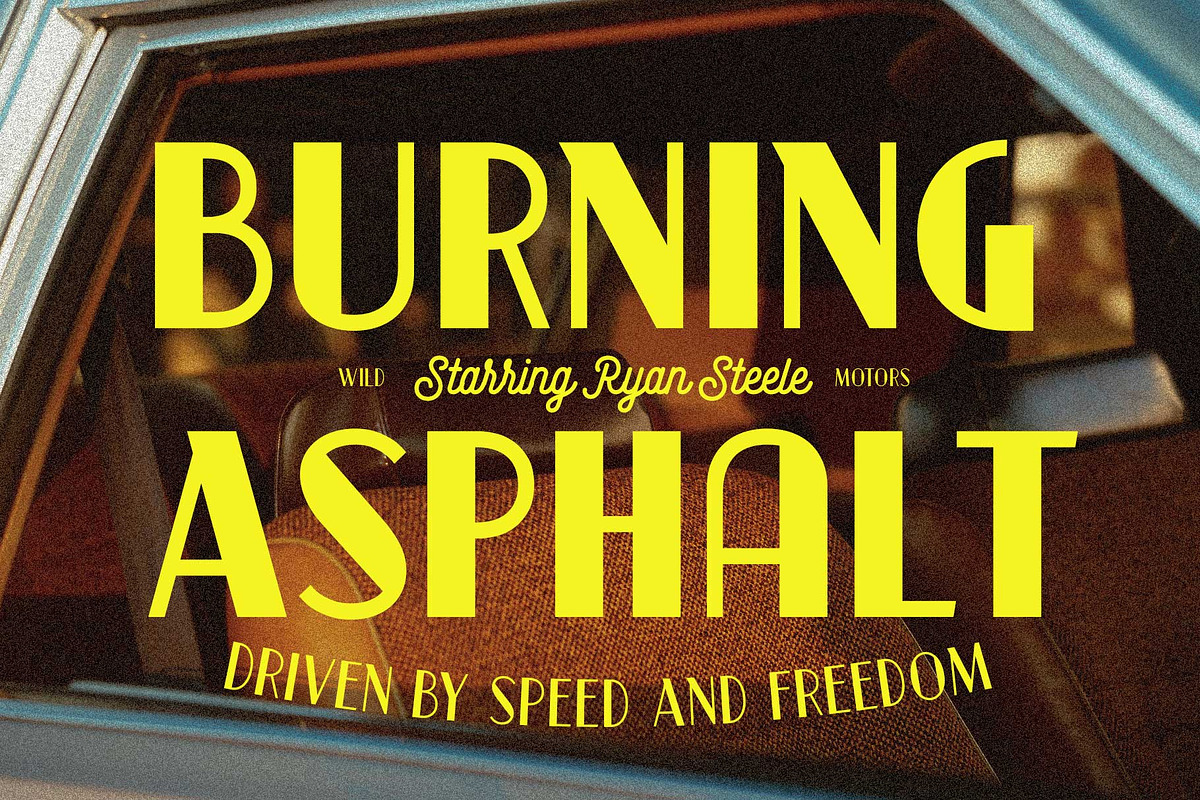 Neuford - Vintage Display, a Sans Serif Font by Arterfak Project (Photo 6 of 12)