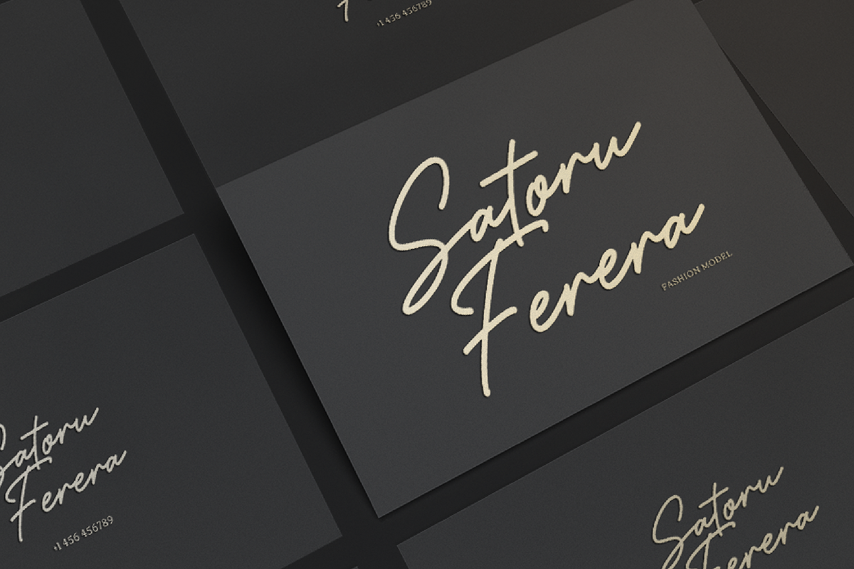 Fiorelyne | Handwritten Signature, a Handwritten Font by gracetype_studio (Photo 6 of 12)