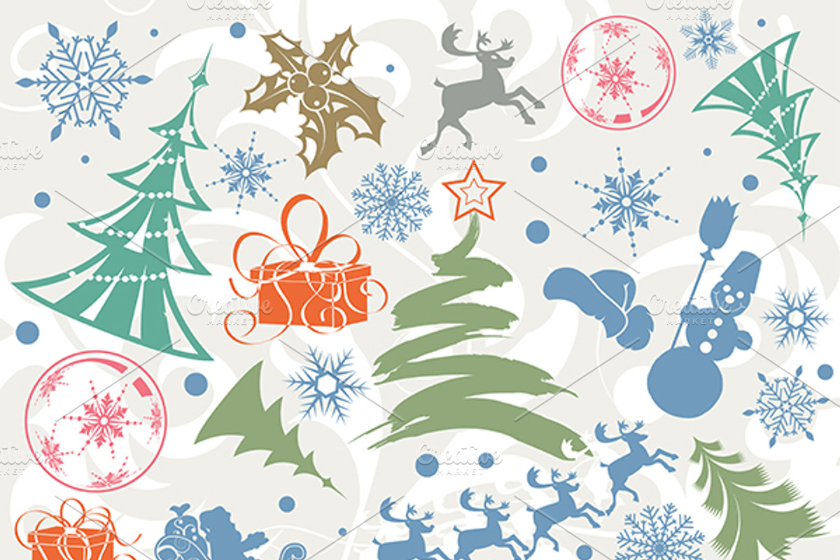Christmas Backgrounds, a Decorative Illustration by TAlex (Photo 6 of 6)