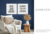 Boho Style 44 Frames & Wall Mockup, a Product Mockup by mock-ups (Thumbnail 10 of 11)