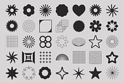 BRUTALIST SHAPES VECTOR SET, a Pattern Graphic by craftlove (Thumbnail 7 of 8)