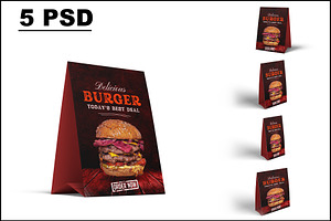 Table Tent Card Mockup