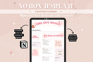 Notion Coaching Planner Template