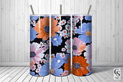Bold Retro Flowers Seamless Pattern, a Pattern Graphic by Creative Store (Thumbnail 5 of 5)