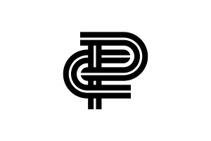 CP PC Letter Monogram Logo, a Branding & Logo Template by Buqancreative