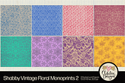 Shabby Vintage Floral Backgrounds 2, a Texture Graphic by Clikchic Designs (Thumbnail 2 of 5)