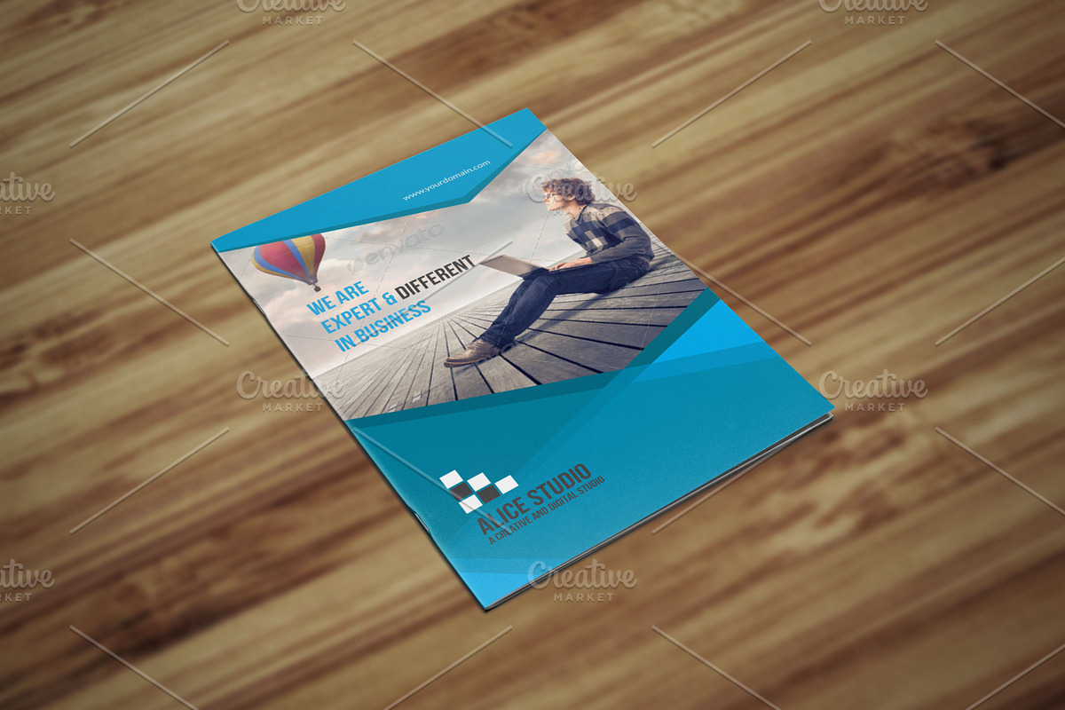 Corporate Bi Fold Brochure Template, a Brochure Template by Alice_s (Photo 3 of 7)