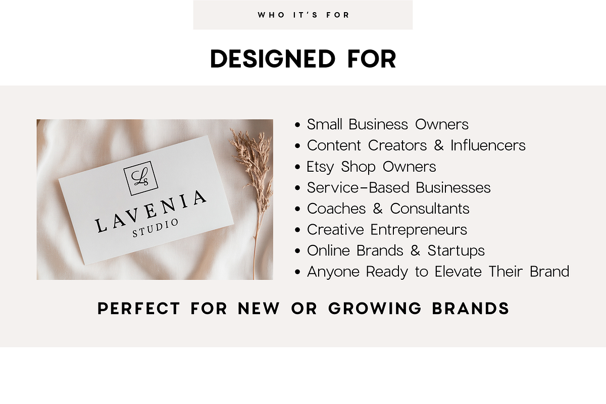 Minimalist Brand Kit Canva Template, a Branding & Logo Template by BrandhavenStudio (Photo 4 of 10)