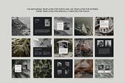 1000 Aesthetic Instagram Templates, a Social Media Template by Instprofi | Studio Estimo (Thumbnail 21 of 42)