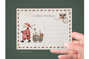 Cute Vintage Christmas, a Decorative Illustration by Estudio 812 (Thumbnail 4 of 9)