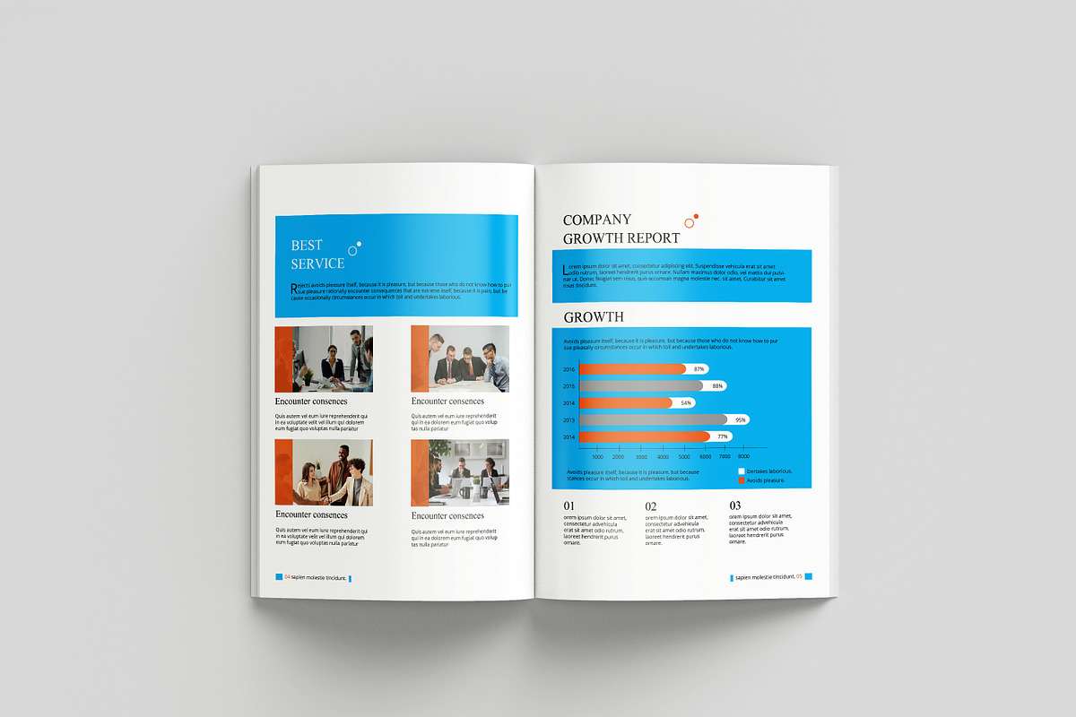 Corporate Bifold Brochure Template, a Brochure Template by Template Shop (Photo 4 of 7)