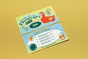 Blue Gradient Summer Voucher, a Card Template by graphicook (Thumbnail 2 of 3)