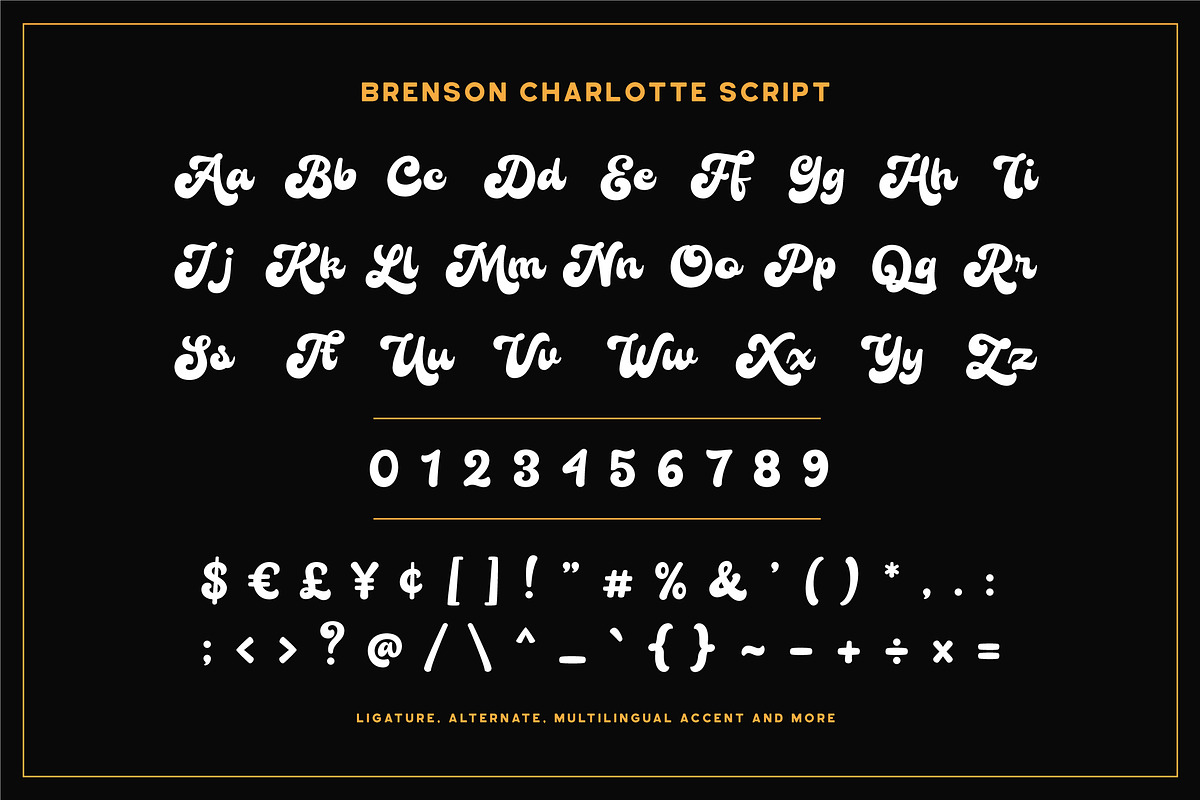 Brenson Charlotte - Retro Font Duo, a Script Font by Grezline Studio (Photo 8 of 14)