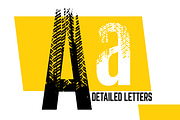 Wheel Tire Alphabet & Lettering Pack, a Transportation Illustration by Annyart Design (Thumbnail 4 of 14)