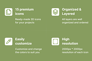 3D Kids Toys Icon Pack, a 3D by Laimmilka (Thumbnail 2 of 4)