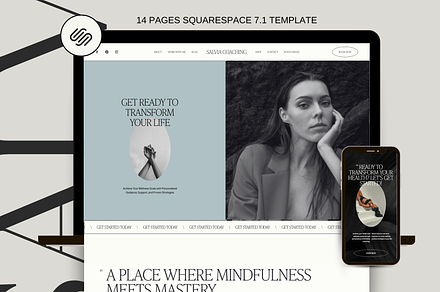 Premium Squarespace 7.1 Template, a Squarespace Template by Row Creative