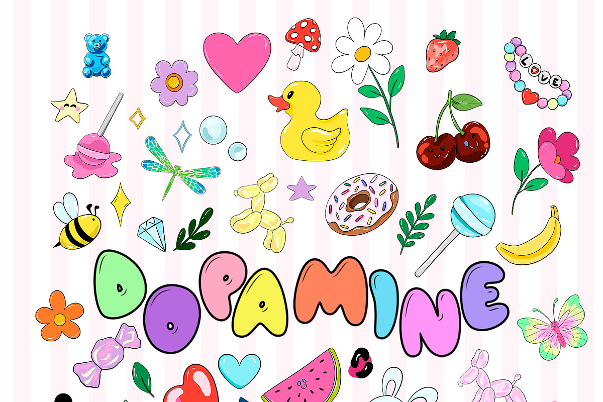 Dopamine. Hand draw graphic, an Object Graphic by ma_i_vi (Photo 8 of 9)