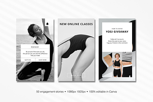 Yoga Fitness Coach - Canva Templates