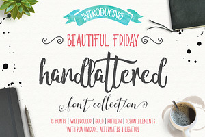 Beautiful Friday (13 Fonts & Extras)
