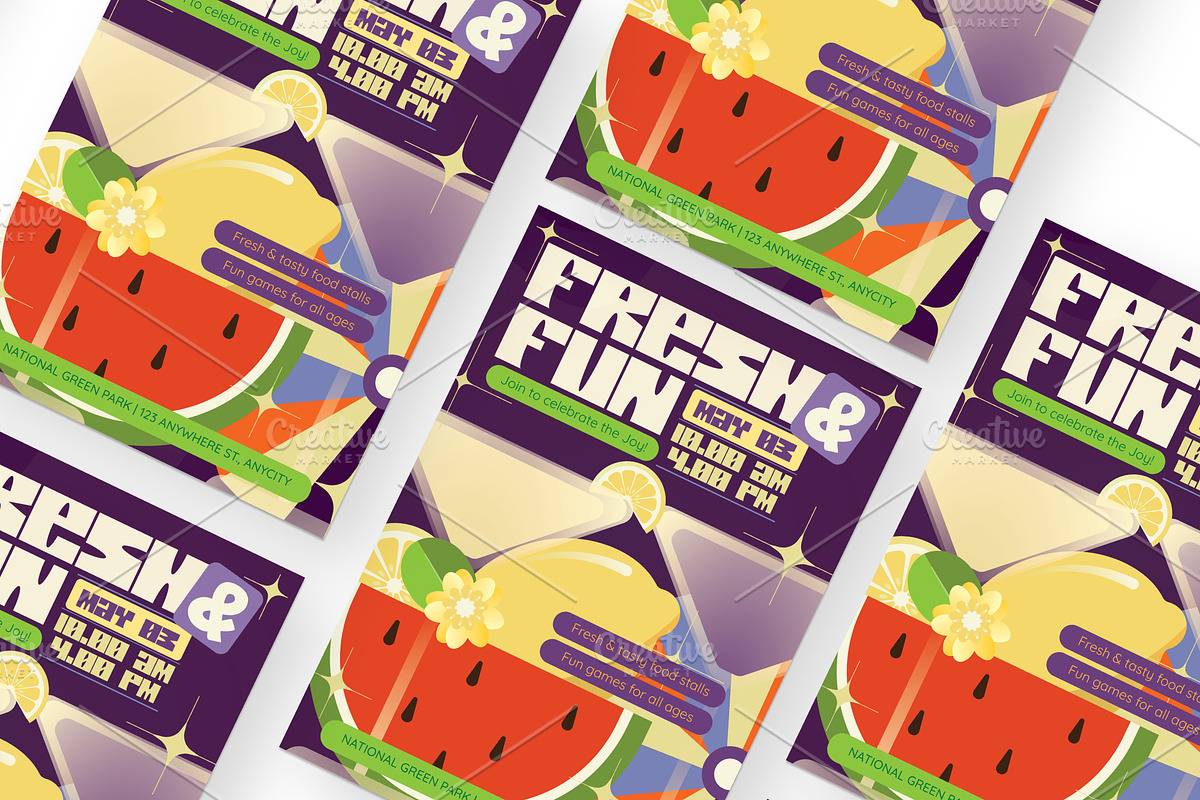 Fresh and Fun - Flyer, a Brochure Template by Izdihaar_Studio (Photo 2 of 4)