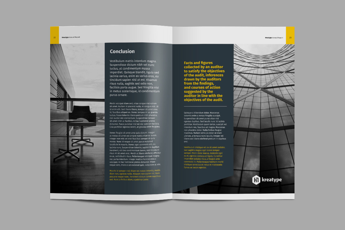 Kreatype Annual Report, a Brochure Template by Kreatype Studio (Photo 15 of 16)