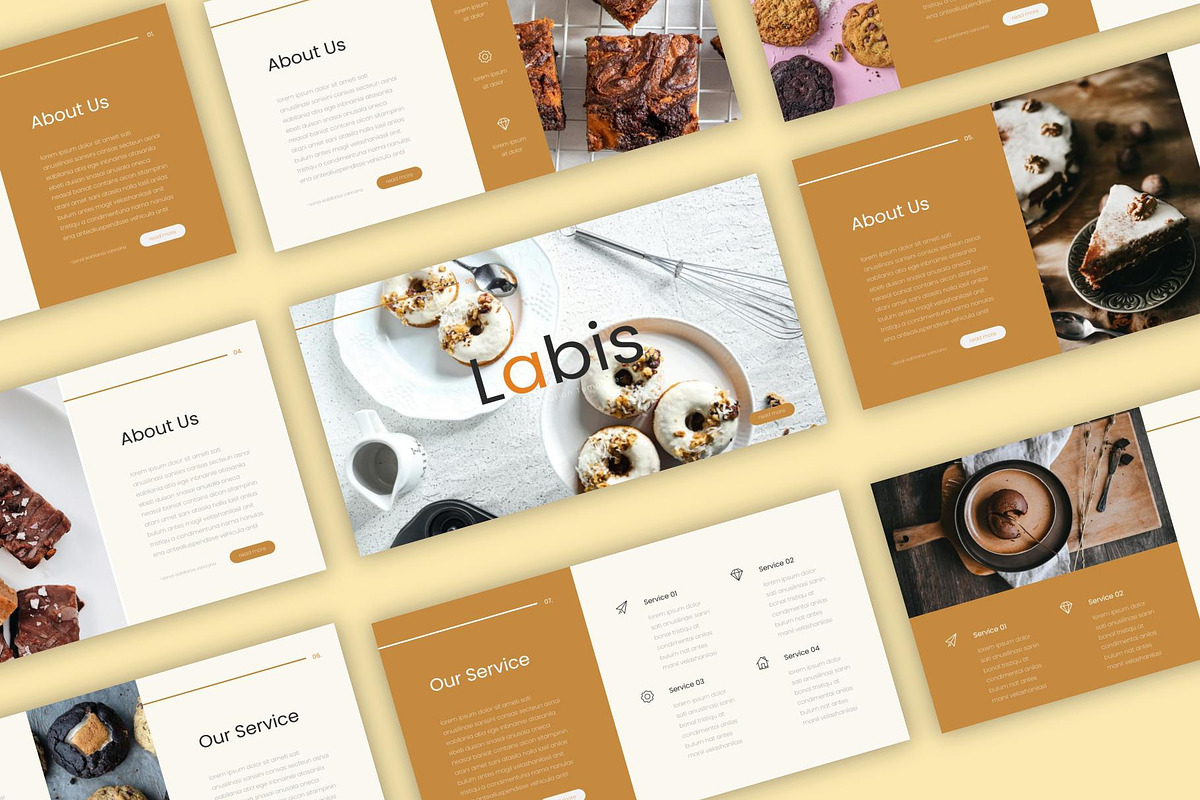 Labis - Cookies PowerPoint Template, a Presentation Template by riz creative studio (Photo 2 of 9)