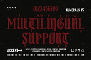 Dark Brutal Typeface, a Blackletter Font by alit design (Thumbnail 14 of 17)