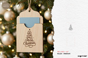Christmas Card Holders SVG Bundle, a Decorative Illustration by svgocean (Thumbnail 15 of 25)
