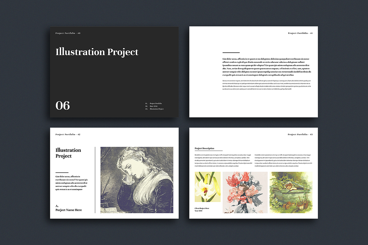 Minimal / Portfolio | Canva, PPTX, a Brochure Template by ArtisticLand (Photo 14 of 18)