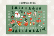 Winter Wonderland: Illustrations Set, an Animal Illustration by marmarina (Thumbnail 5 of 16)