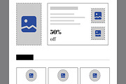 Web Wireframe for UXUI Projects, a Wireframe Template by MightyDesign (Thumbnail 4 of 9)