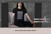 REALISTIC MALE T-SHIRT MOCKUP BUNDLE, a Shirt Mockup by TrendkeyMockups (Thumbnail 7 of 7)