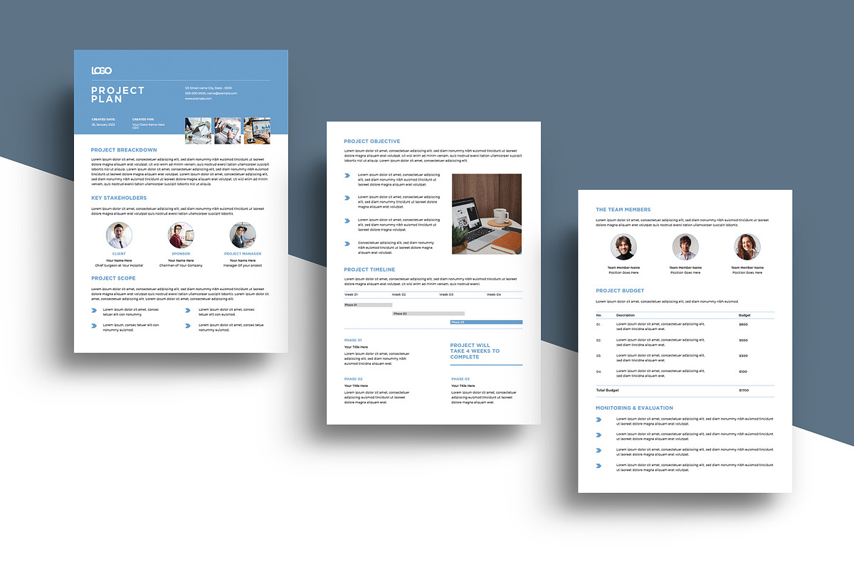Project Proposal Template, a Flyer Template by crazyOWL (Photo 2 of 5)