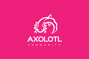 Axolotl - Animal Mascot Logo, a Branding & Logo Template by ashenterprise (Thumbnail 2 of 2)