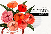Pink Watercolor Floral Bicycle PNG, an Illustration by Mia Digital (Thumbnail 7 of 7)
