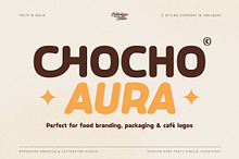 Chocho Aura – Tasty Bold Food Font