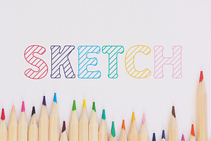School Sketch Kids Font