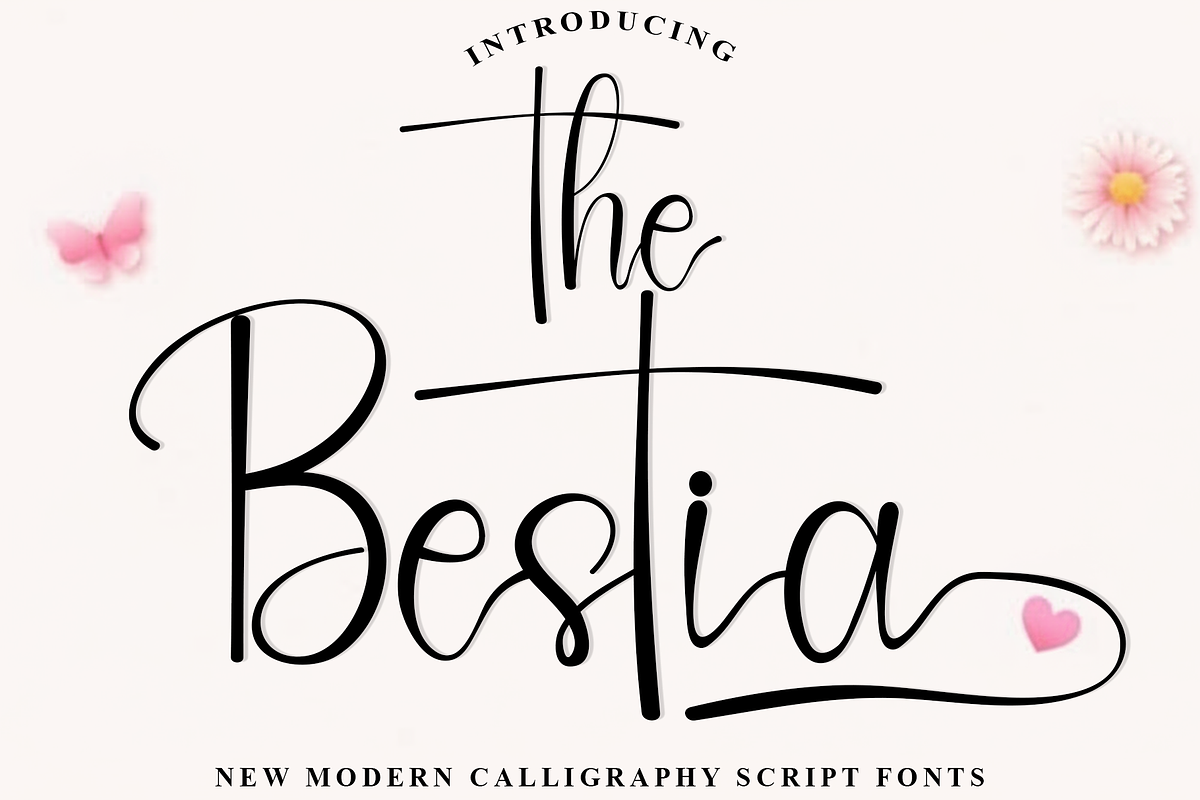 The Bestia, a Handwritten Font by InermediaSTUDIO (Photo 1 of 8)